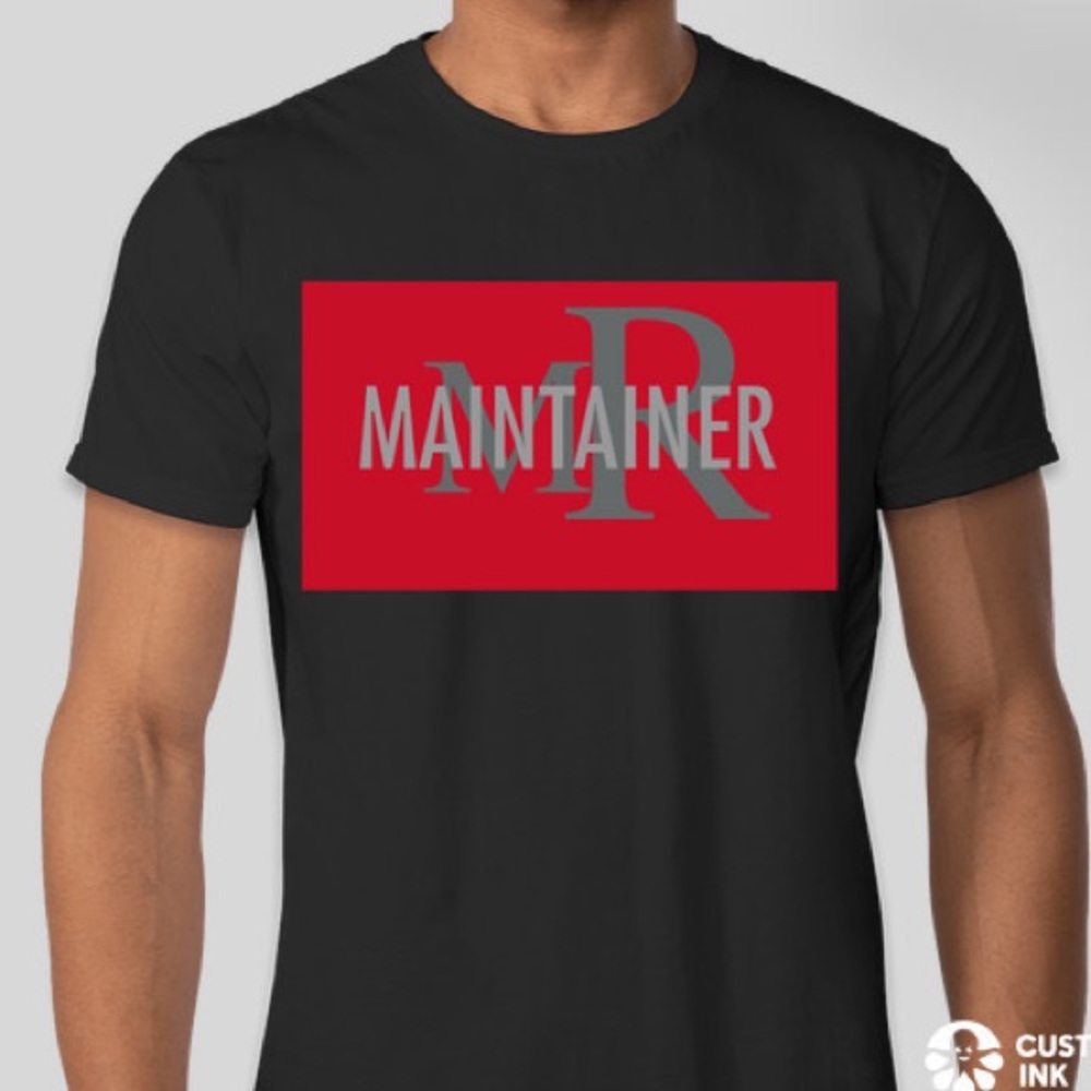 Maintainer colorblock T shirt Black